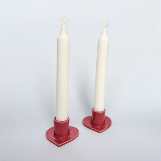 Bougeoir cœur en céramique Amélie Floch